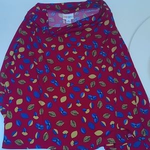 LulaRoe Patterned Girl's Skirt Size 10